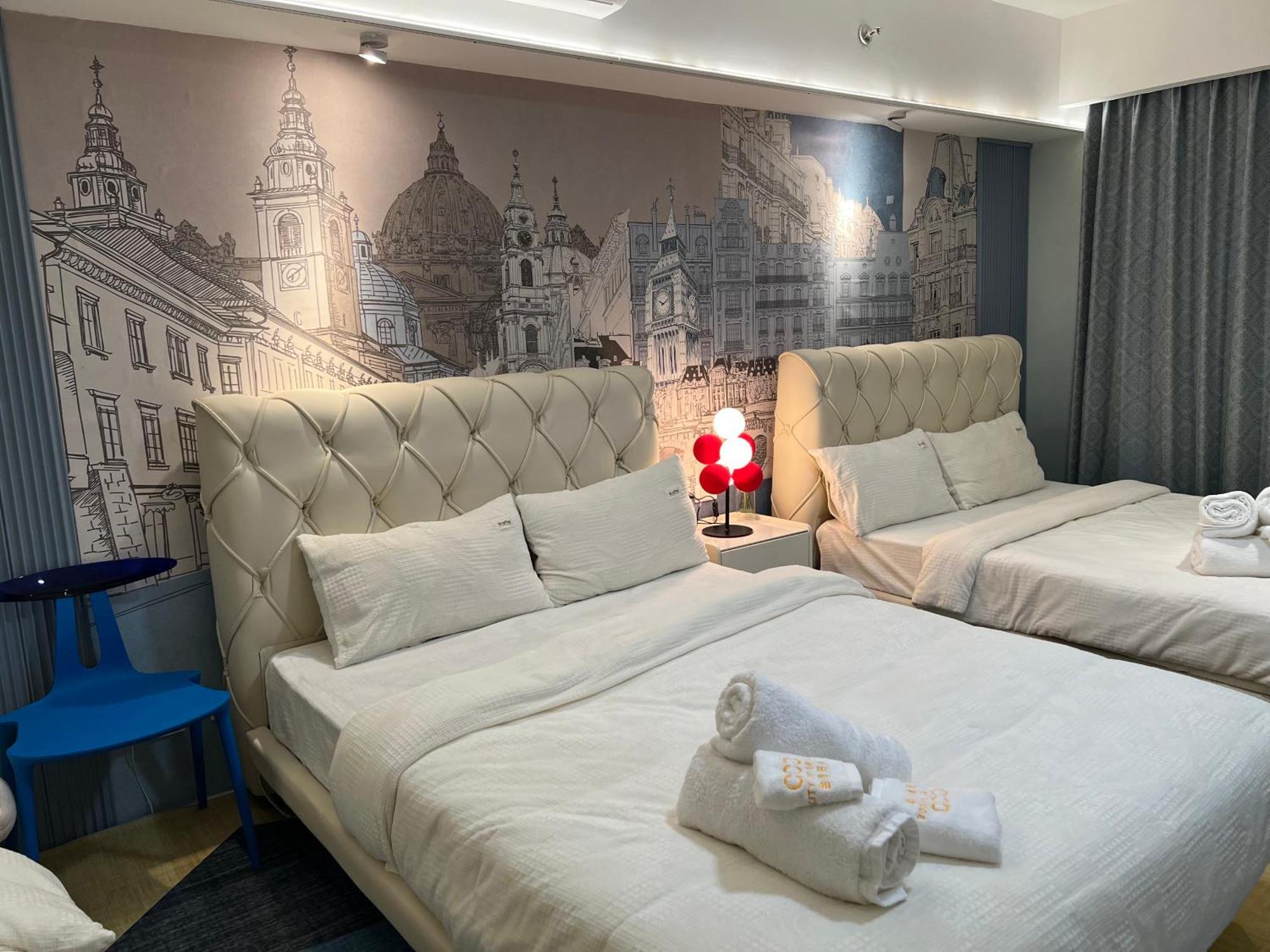 Luxurious European Style Penthouse Modern Apart Ment Cross City Of Dreams Okada Solaire Moa Airport Manila Exterior foto